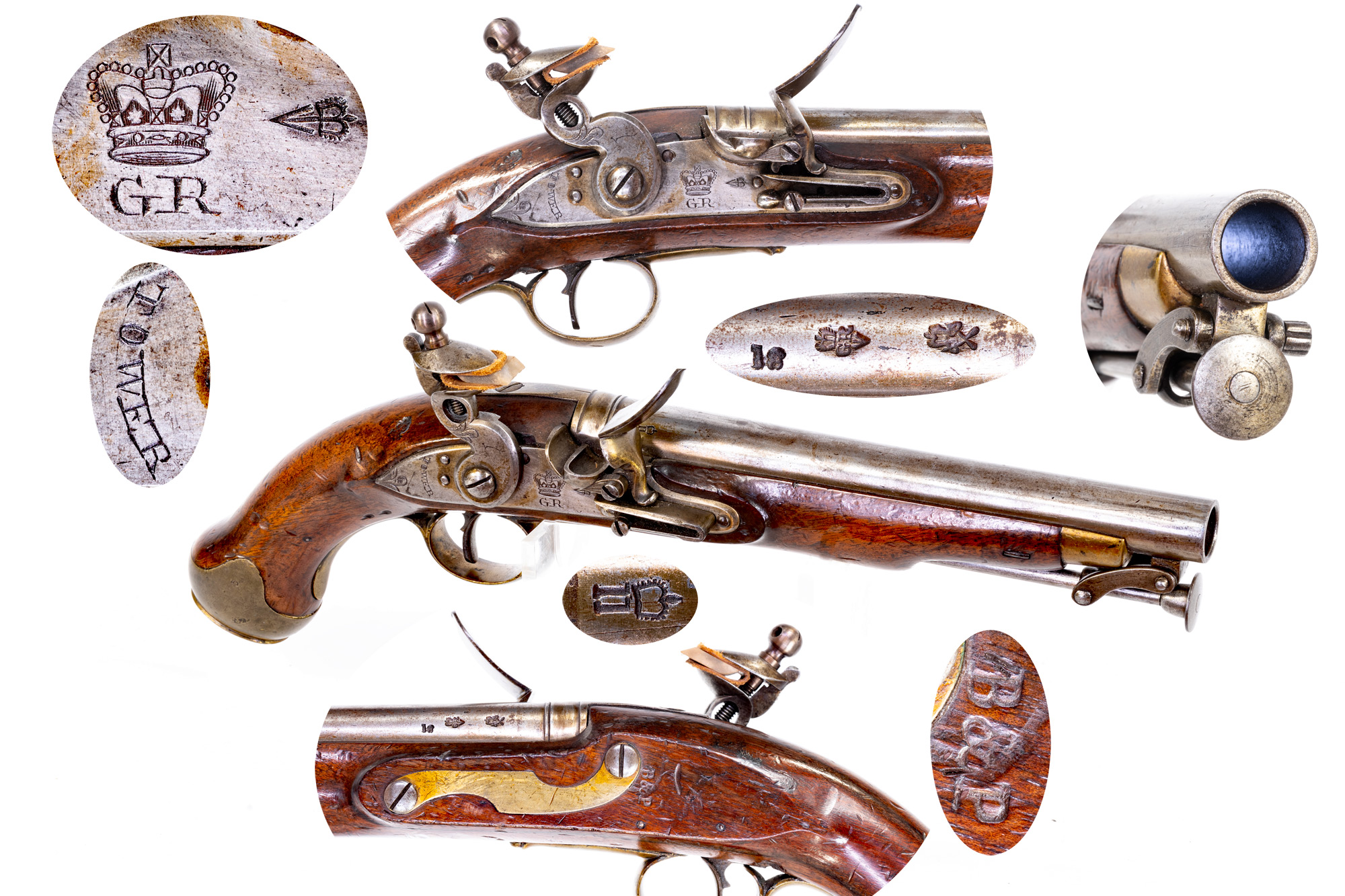 Image of Fine British New Land Pattern Cavalry Pistol by Brander & Potts